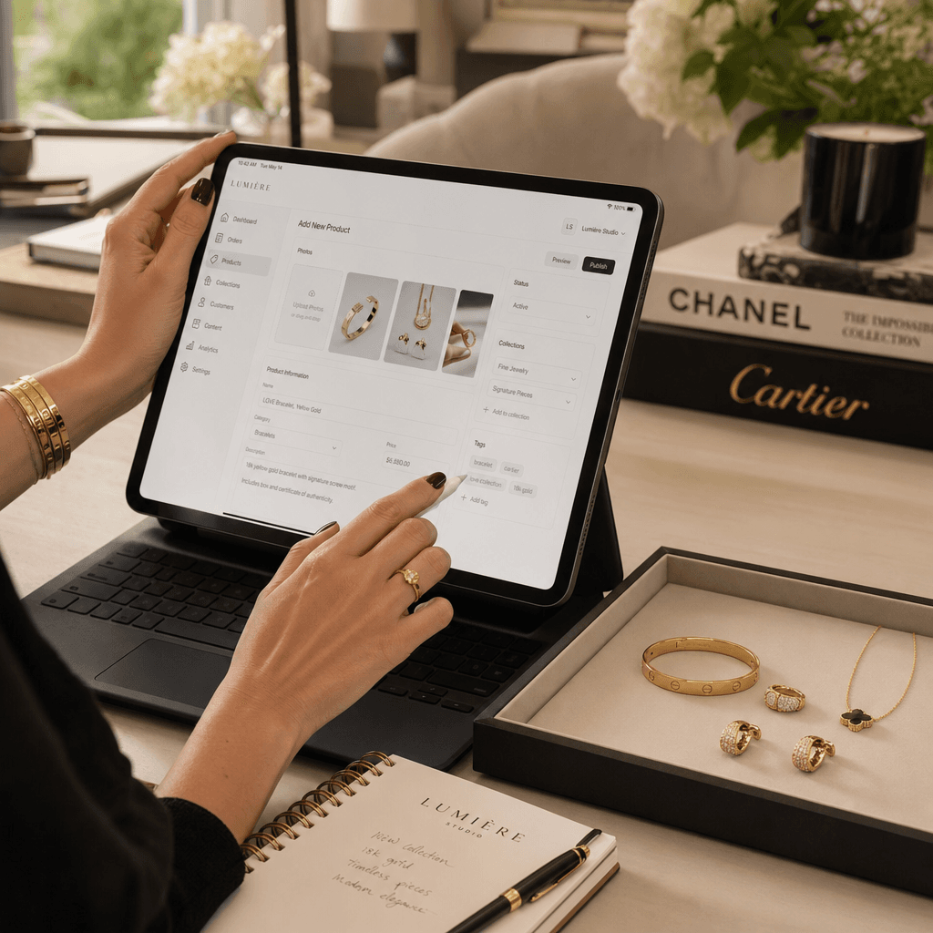 Une vente en ligne exclusive, un stockage sécurisé